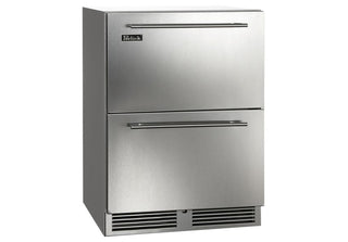 Perlick 24 Inch C-Series Outdoor Refrigerator Drawers With Lock