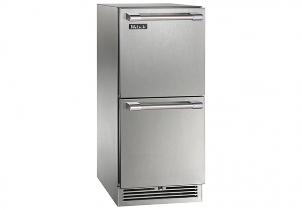 Perlick 15 Inch Signature Series Indoor Refrigerator Drawers With Lock