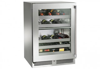 Perlick 24 Inch Signature Series Indoor Dual Zone Wine Cooler With Lock