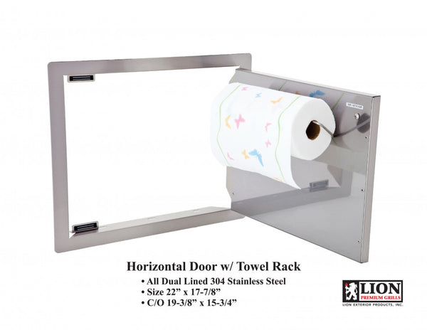 Lion Horizontal Doors with Towel Rack