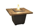 American Fyre Designs Reclaimed Wood Cosmo Square Fire Table
