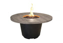 American Fyre Designs Reclaimed Wood Cosmo Round Fire Table