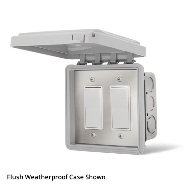 Infratech Dual On/Off Switch with Waterproof Flush Mount Case